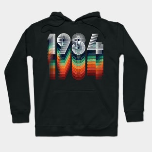 Retro 1984 Shirt 36th Birthday Gift Vintage Men Women Hoodie